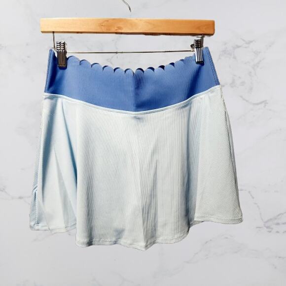 Eleven By Venus Williams Pretty Power Skirt/skort Ice Blue Medium $98 - Picture 7 of 8